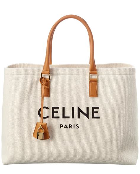 celine canvas tote used|celine cabas tote small.